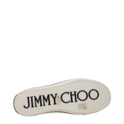 Jimmy Choo Beige Fabric Low Top Sneakers