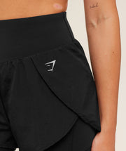 Gymshark Running 2-in-1 Shorts - Black