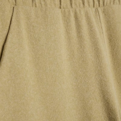 Green Cosy Wide Leg Joggers