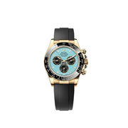 Rolex | Daytona | 126518ln-0014 | Yellow gold | 40 mm | Rubber | Turquoise | Automatic