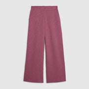 Petite Pink Jacquard Wide Leg Trousers