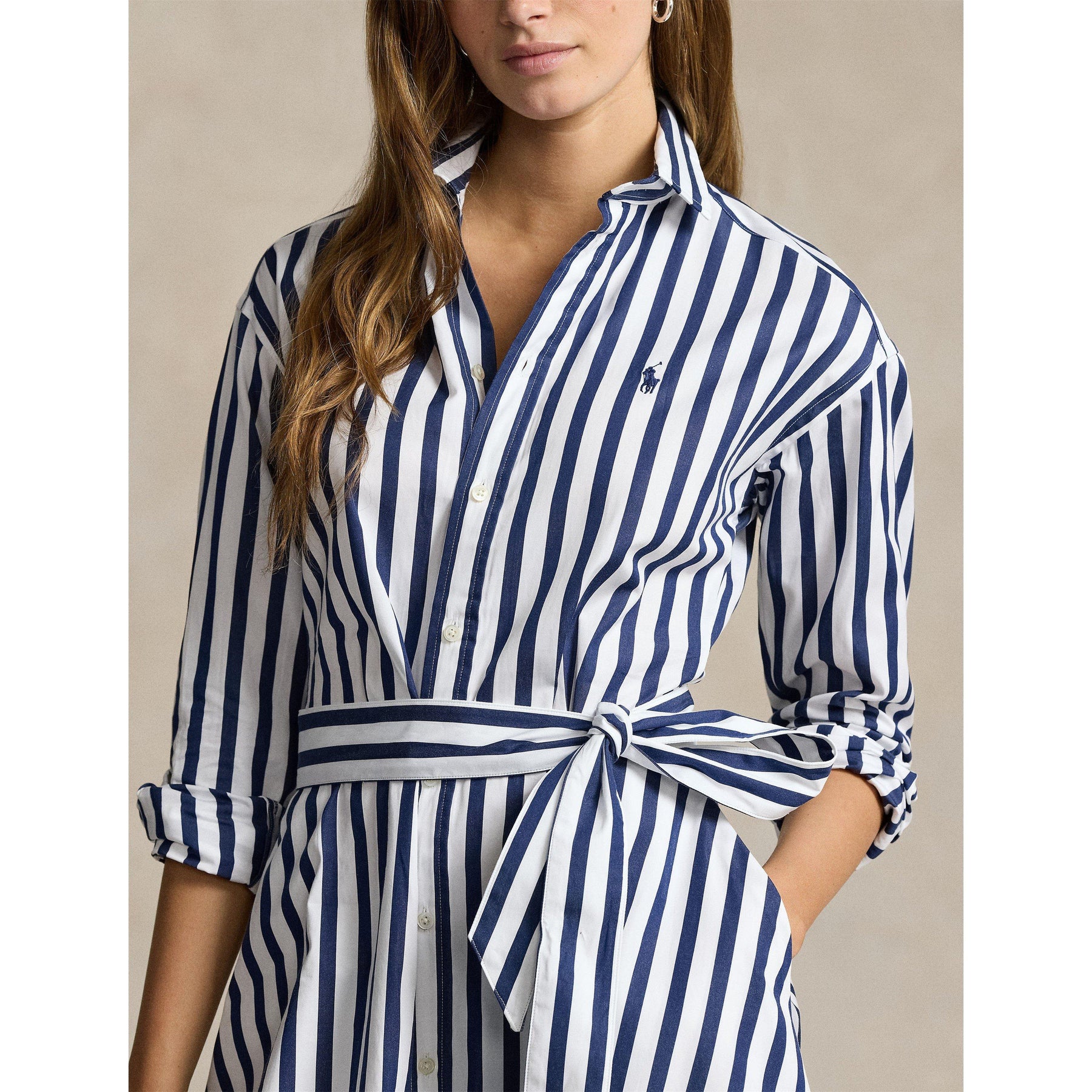 Ela Belted Shirt Dress