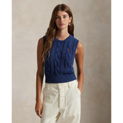 Knitted Cable Knit Vest