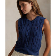 Knitted Cable Knit Vest