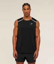 Gymshark Arrival Contrast Tank - Black