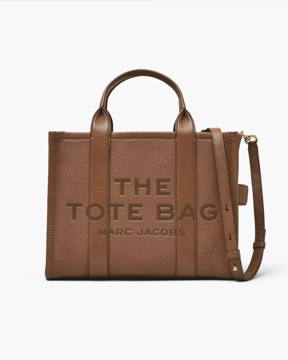 Marc Jacobs Marc Jacobs The Leather Medium Tote Bag Argan Oil Argan Oil
