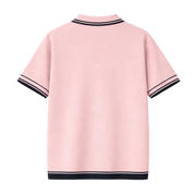 Monaco Knit Polo – Rose