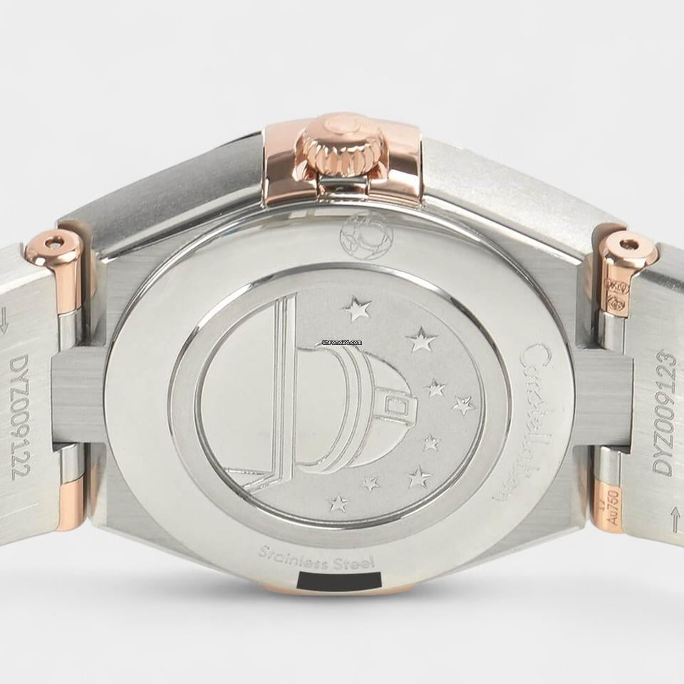 Omega Constellation Quartz Manhattan / Steel&Rose gold / 25 mm / Papers / 131.25.25.60.52.001