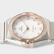 Omega Constellation Quartz Manhattan Quartz / Diamonds / Steel&Rose gold / 28 mm / 131.25.28.60.52.001