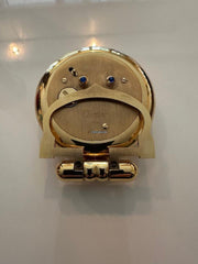 Cartier Desk Clock Cartier Pendulettes Réveil Masa Saati – Altın Kaplama Quar