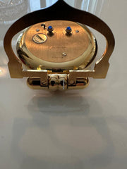 Cartier Desk Clock Cartier Pendulettes Réveil Masa Saati – Altın Kaplama Quar