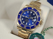 Rolex | Submariner | 116618LB | Yellow gold | 40 mm | Yellow gold | Blue | Automatic