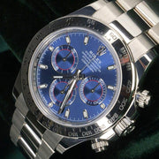 Rolex | Daytona | 116509 | White gold | 40 mm | Steel | Blue | Automatic
