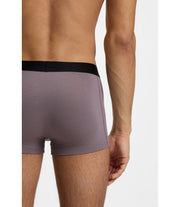 Boss Three Pack Of Stretch Cotton Trunks Light Grey