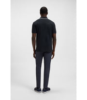 Boss Quick Dry Polo Shirt In Stretch Cotton Dark Blue