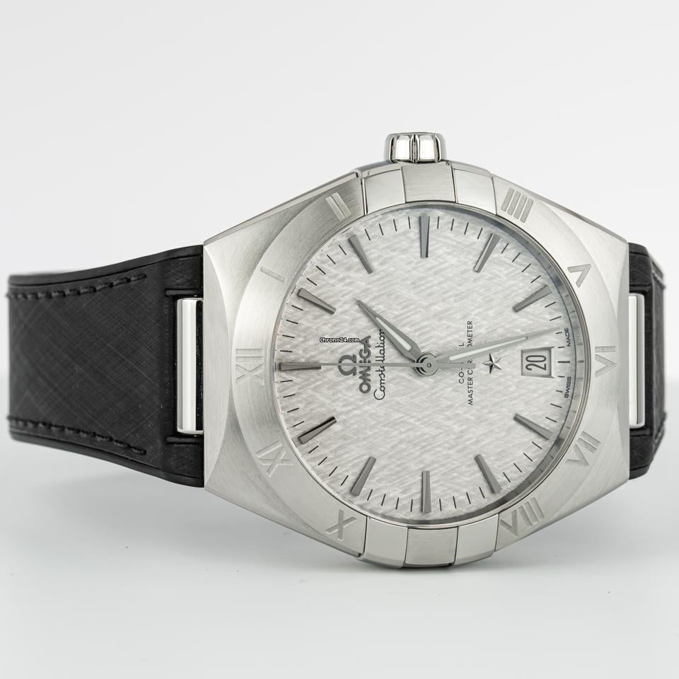 Omega Constellation131.12.41.21.06.001 / Master Chronometer / Co-Axial / 41mm / Box&Papers Anti-magnetic Date Time zone Transparent caseback
