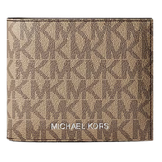Michael Kors Cooper Logo Billfold Wallet With Coin Pouch CAMEL