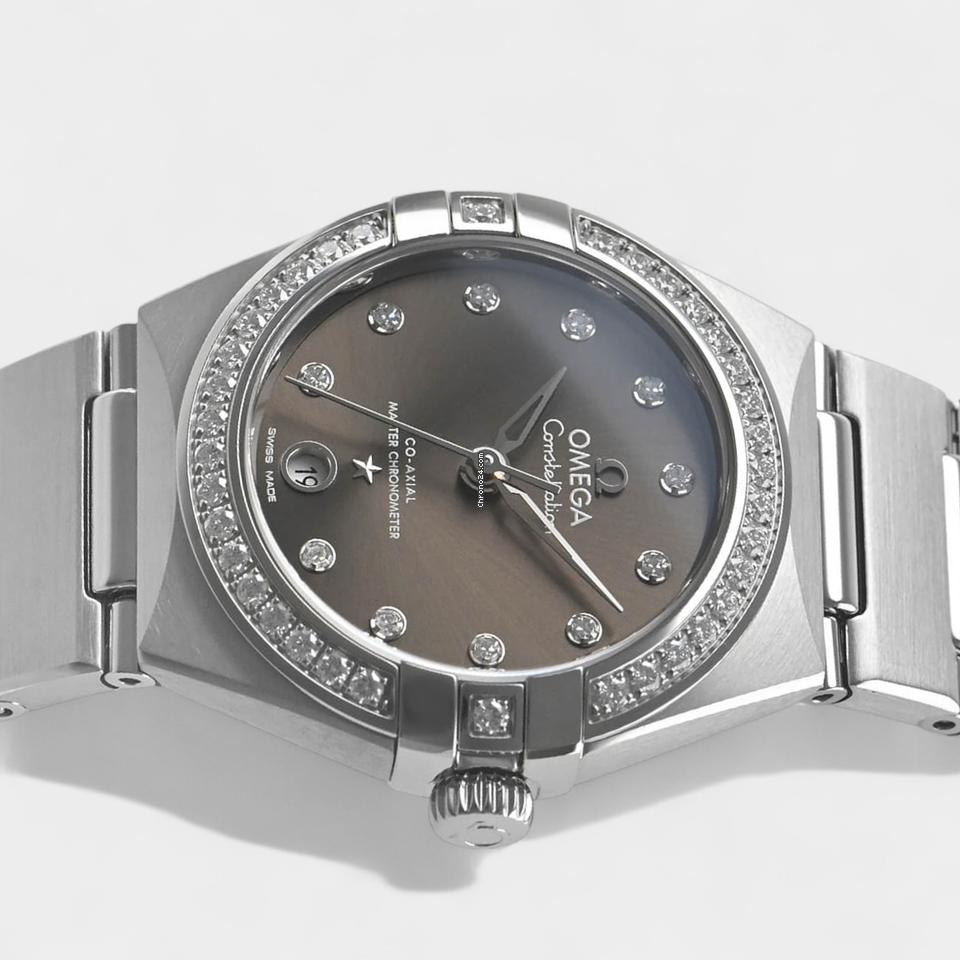 Omega Constellation Co-axial Master Chronometer Diamond / Steel / 29 mm / Box&Papers / 131.15.29.20.56.001