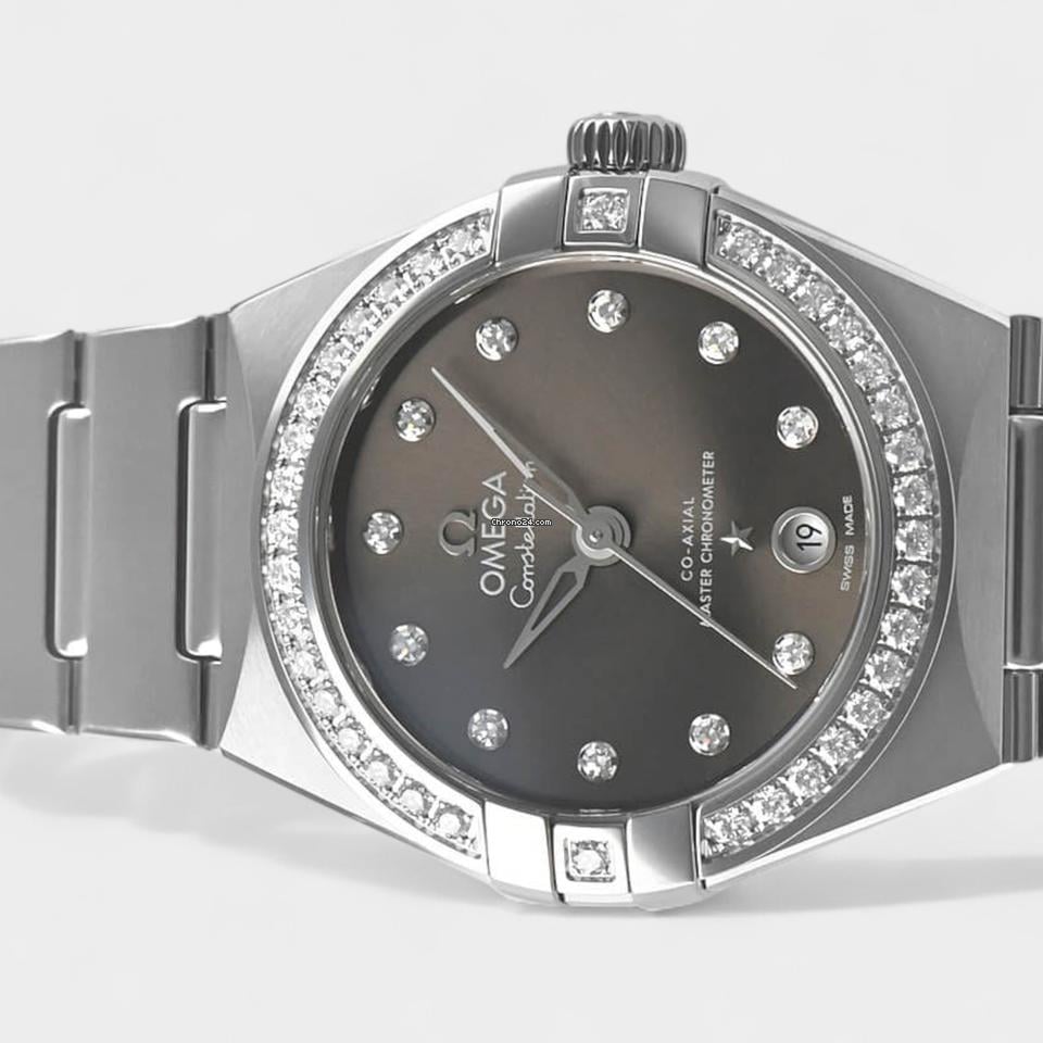 Omega Constellation Co-axial Master Chronometer Diamond / Steel / 29 mm / Box&Papers / 131.15.29.20.56.001