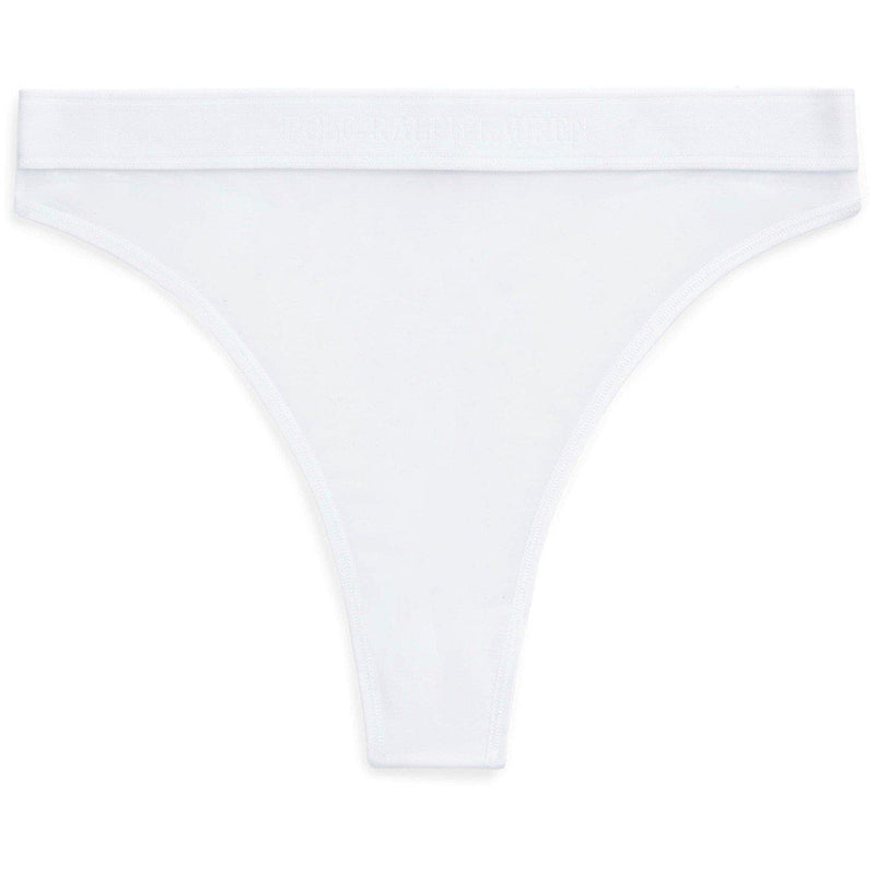 High-Waist Mesh Thong