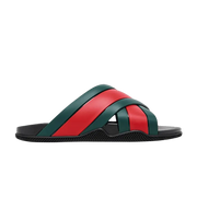 Gucci Wmns Slide Web Stripe 'Black'