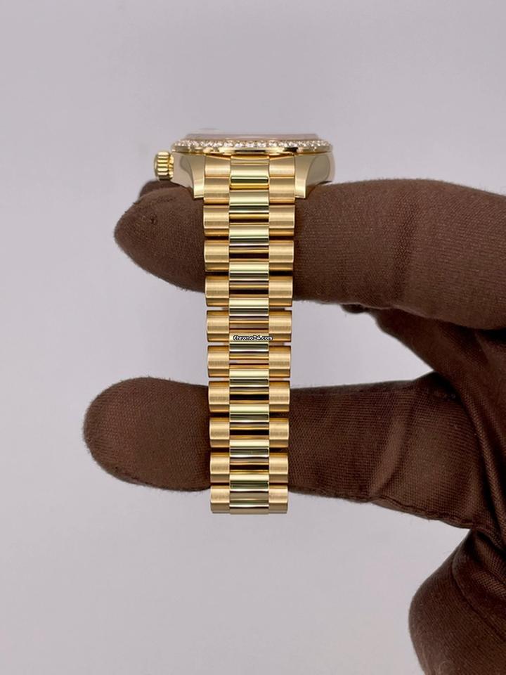 Rolex | Datejust | 279138RBR | Yellow gold | 28 mm | Mother of pearl