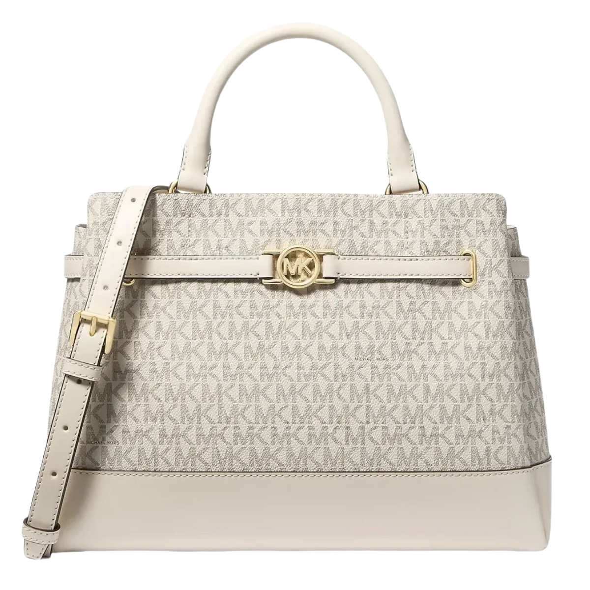 Michael Kors Reed Large Signature Logo Satchel Lt Crm Multi