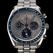 Omega Speedmaster Moonphase Meteorite Moonphase Silver Meteorite 304.30.43.52.06.001 FULL SET