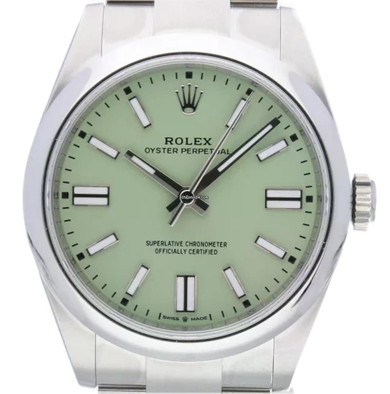 Rolex Oyster Perpetual 41134300 Pistachio