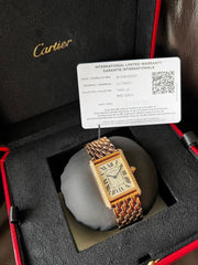 Cartier Tankceas cartier Tank din aur roz cu diamante