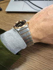 Omega Constellation Men Gold Steel