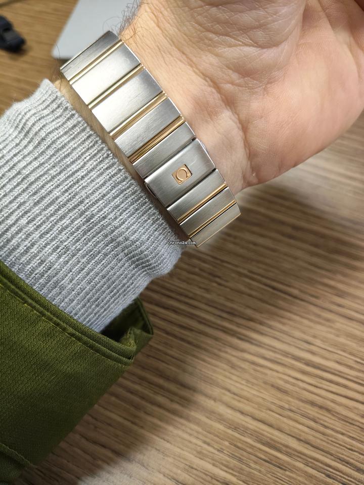 Omega Constellation Men Gold Steel
