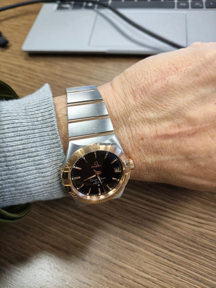 Omega Constellation Men Gold Steel