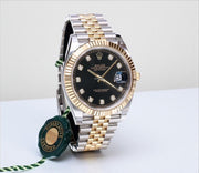 Rolex | Datejust | 126333 | Gold/Steel | 41,5 mm | Gold/Steel | Black | Automatic