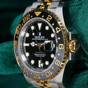 Rolex | GMT-Master II | 126713grnr | Yellow gold | 40 mm | Gold/Steel | Black | Automatic