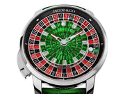 Jacob & Co.Casino Tourbillon White Gold Green Emerald Eezel Roulette Dial Unworn Full Set