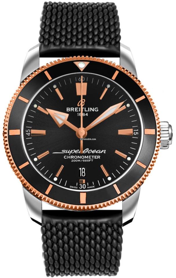 Breitling Superocean Heritage II B20 Automatic Black Dial Stainless Steel 44mm UB2030121 B1 S1 Complete Full Set