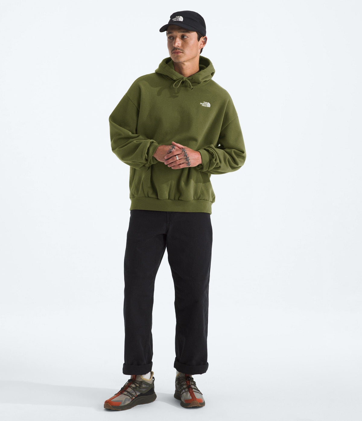 The North Face Men’s Evolution Simple Dome Oversize Hoodie Woodland Green