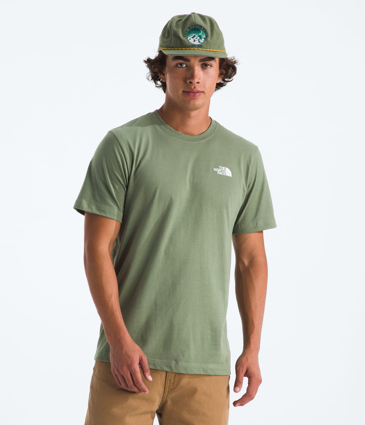 The North Face Men’s Evolution Box Toss Fill Short-Sleeve Tee—Graphic Bark Mist