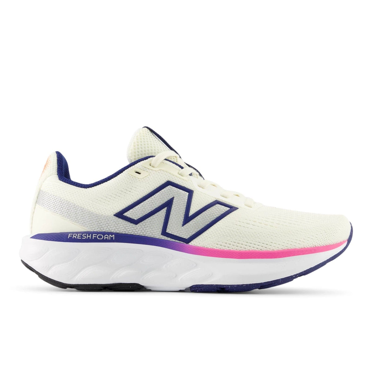 New Balance Fresh Foam 520V9 Angora With Blue Oyster And Tangerine Heat Womens Angora With Blue Oyster And Tangerine Heat
