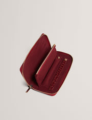 Ted Baker Aleya Patent Croc Slim Travel Jewellery Case Women's