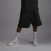 Superkicks | OVER THE KNEE SHORTS { CARBON BLACK