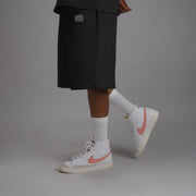 Superkicks | OVER THE KNEE SHORTS { CARBON BLACK