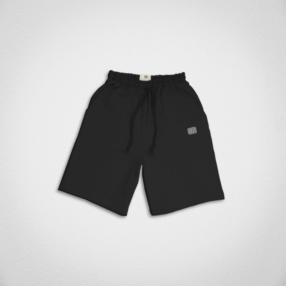 Superkicks | OVER THE KNEE SHORTS { CARBON BLACK