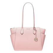 Michael Kors Marilyn Medium Saffiano Leather Tote Bag Powder Blush