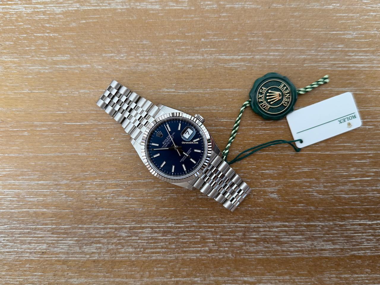 Rolex | Datejust | Rolex Datejust 36 Blue Dial 126234 | Gold/Steel | 36 mm | Steel | Blue | Automatic