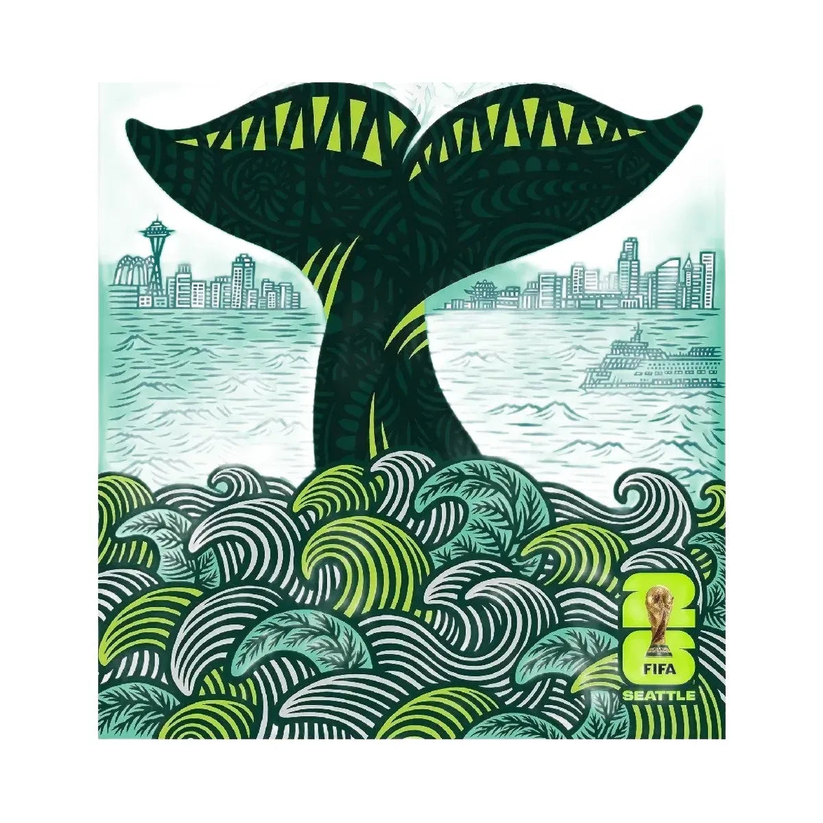 FIFA World Cup 2026 Seattle Host City Poster