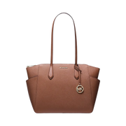 Michael Kors Marilyn Medium Saffiano Leather Tote Bag Luggage