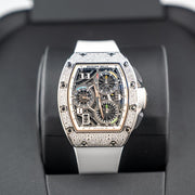 Richard Mille Automatic Winding Lifestyle Flyback Chronograph Rm72-01 White Gold with Diamond Setting
