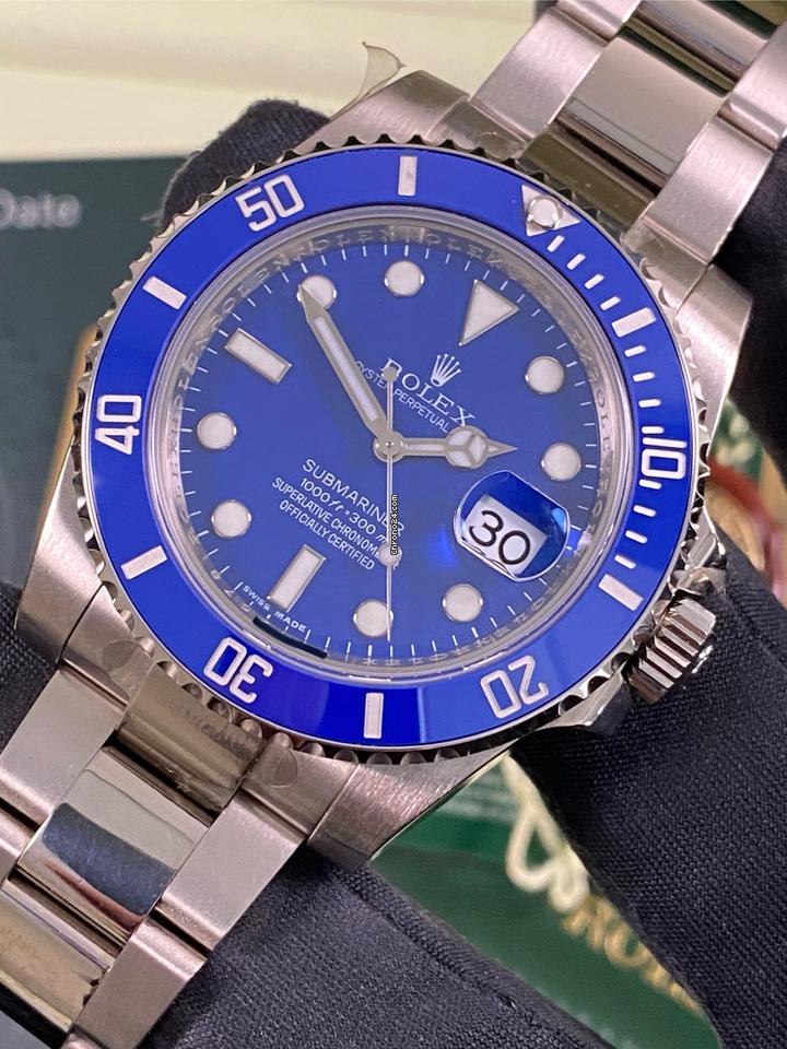 Rolex | Submariner | 116619LB | White gold | 40 mm | White gold | Blue | Automatic